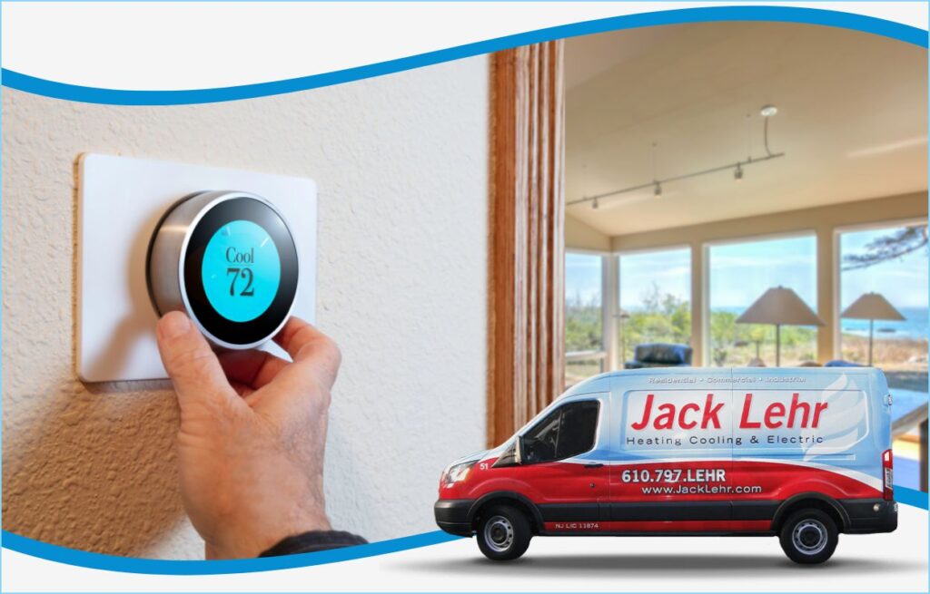 This is an image of someone controlling a thermostat to 72°