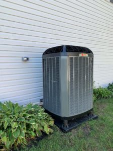 Air conditioner unit outside residential home