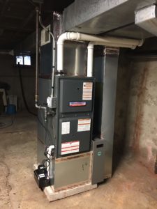 Indoor residential HVAC unit